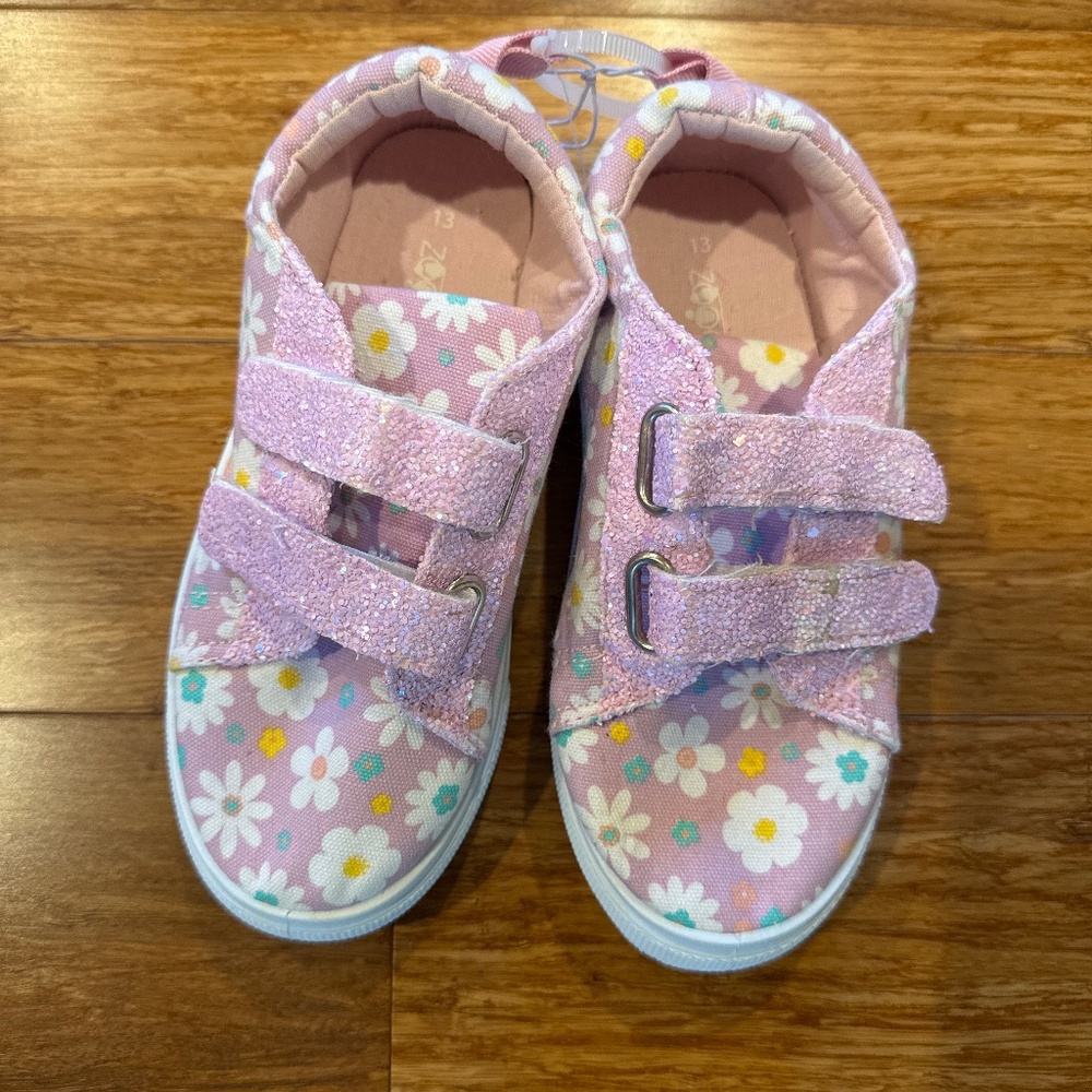 Girls floral shoes